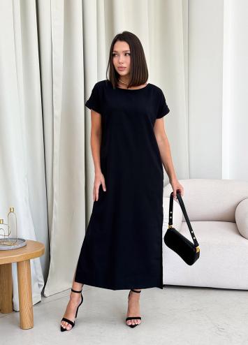 Сукня жіноча вільного крою чорна Маргарет