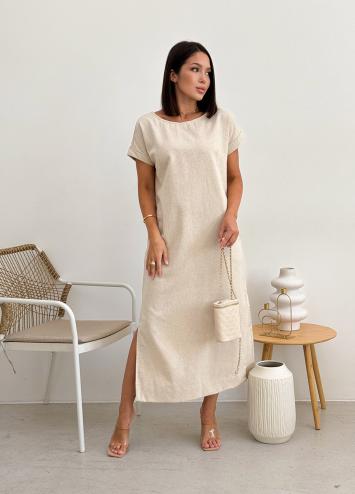 Сукня жіноча вільного крою молочна Маргарет