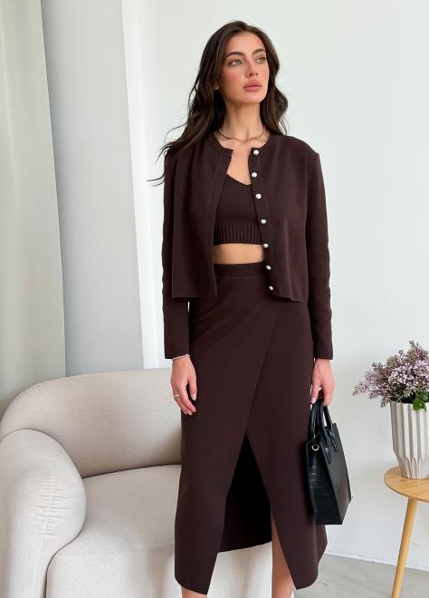 Кардиган женский Шоколад Kayla