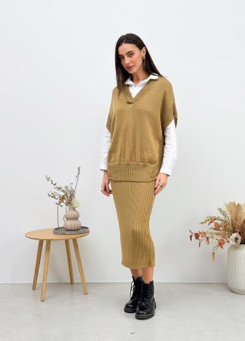 Спідниця жіноча Кемел  Jolie