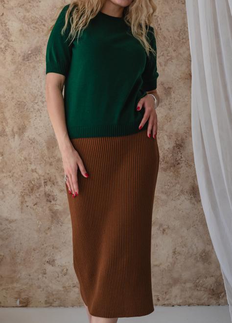 В'язана спiдниця Katrin кориця