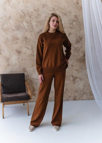 Брюки в'язані Katrin кориця