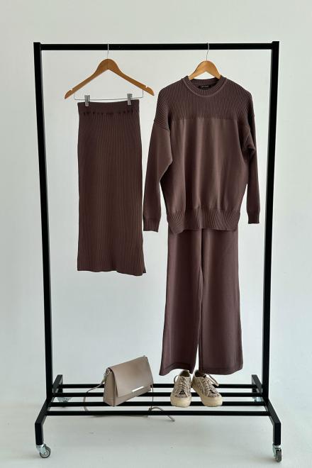 В'язана спiдниця Katrin шоколад NEW