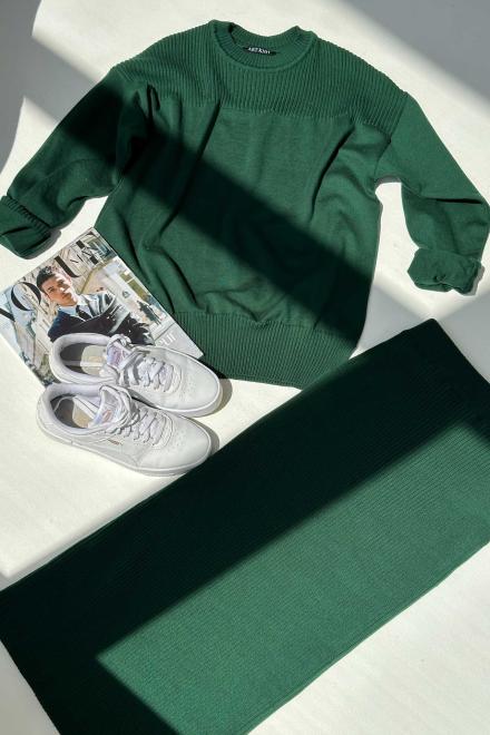 В'язана спiдниця Katrin смарагд