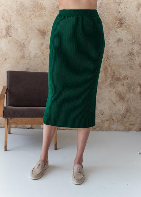 В'язана спiдниця Katrin смарагд