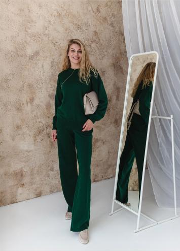 Брюки в'язані Katrin cмарагд