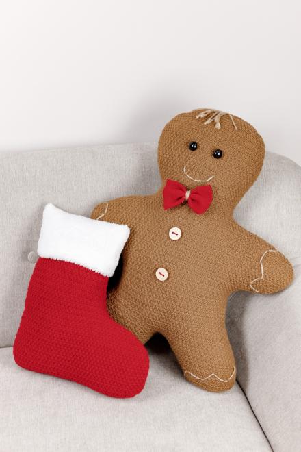 Декоративний виріб подушка Пряник