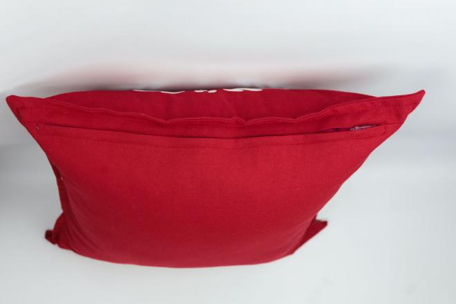 Наволочка червона Merry Christmas