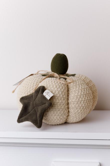 Декоративний виріб Pumpkin кремовий