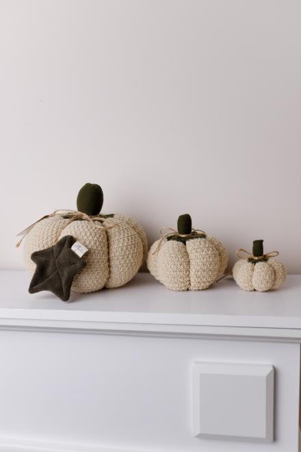 Декоративний виріб Pumpkin кремовий