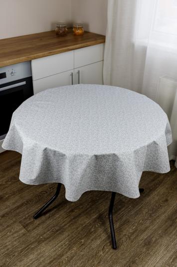 Скатертина плямостійка кругла Айс Вензель