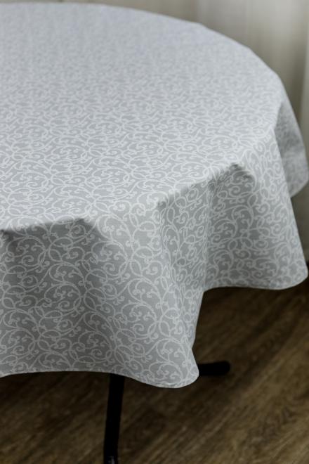 Скатертина плямостійка кругла Айс Вензель