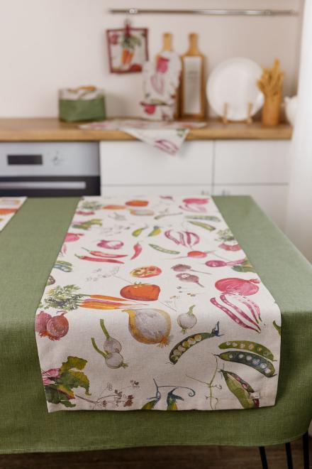 Ранер столовий Овочі