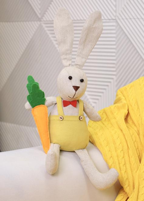 Декоративна іграшка-стопер Заєць Джонсон