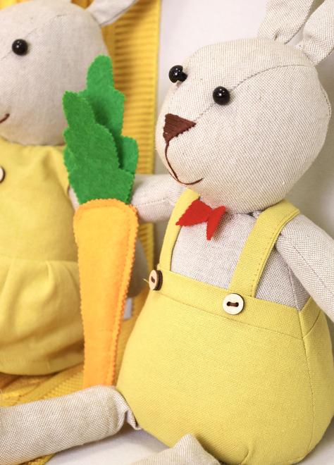 Декоративна іграшка-стопер Заєць Джонсон