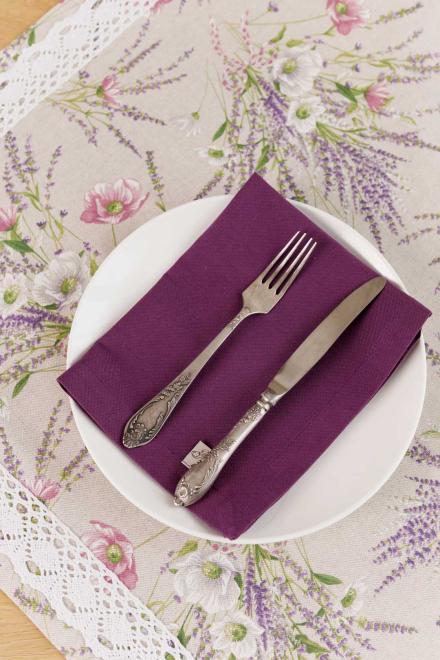 Скатертина наперон Grosso з мереживом