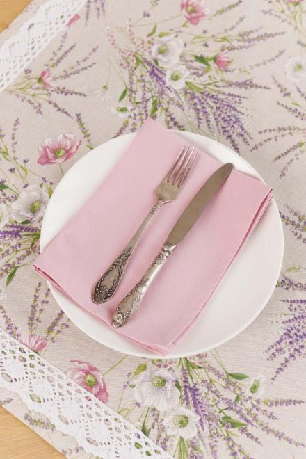 Скатертина наперон Grosso з мереживом