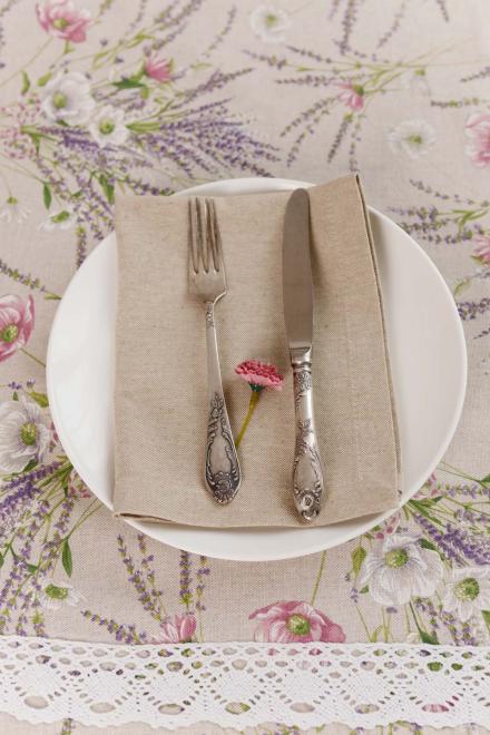 Скатертина наперон Grosso з мереживом