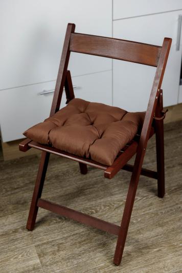 Подушка на стілець Фібра коричнева