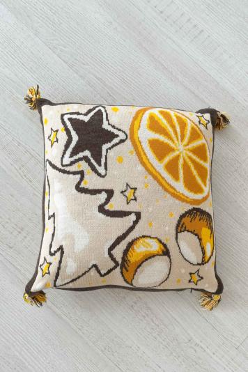 Подушка в'язана Ялинка