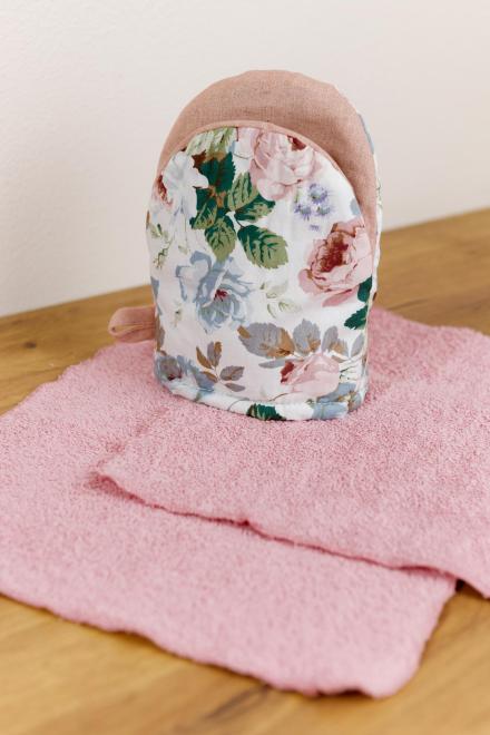 Текстильний набір для кухні рожевий