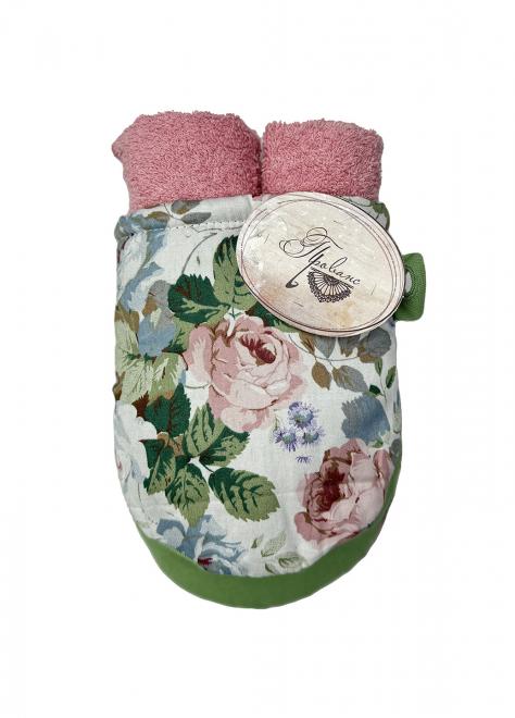 Текстильний набір для кухні рожевий