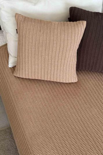 В'язана наволочка COTTON бежева В'язана наволочка COTTON бежева