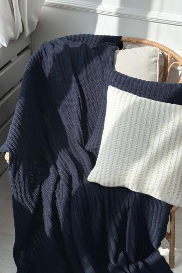 В'язана наволочка COTTON молочна В'язана наволочка COTTON молочна