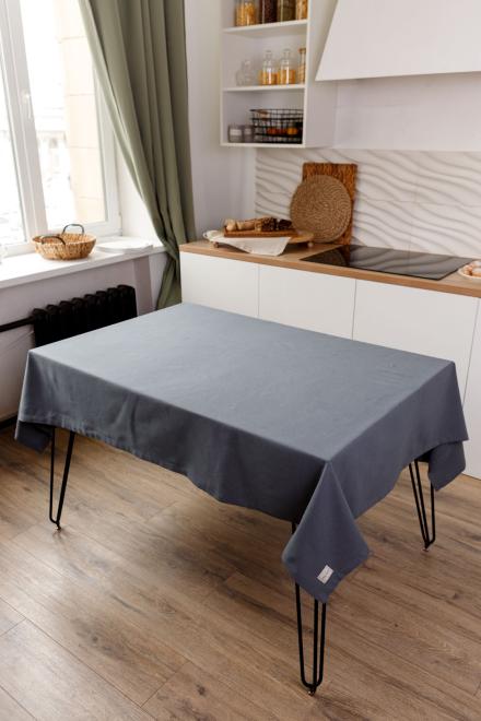 Скатерть на стол Boho серая