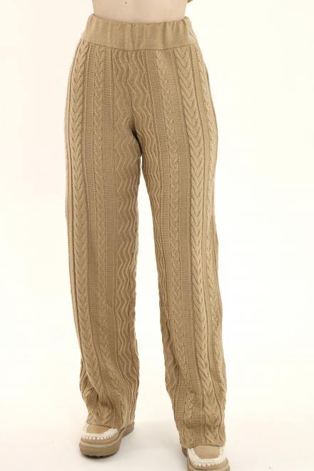 Штани з візерунком карамель