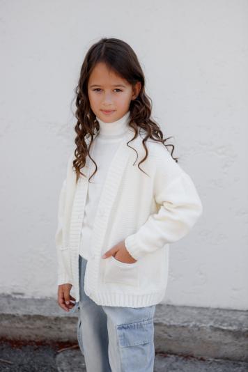 Кардиган дитячий Casual Молочний