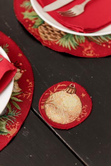 Набір серветок під чашку 4шт PRESENT Набір серветок під чашку 4шт PRESENT