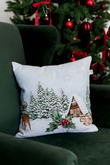 Новорічна декоративна подушка Squirrel Олені