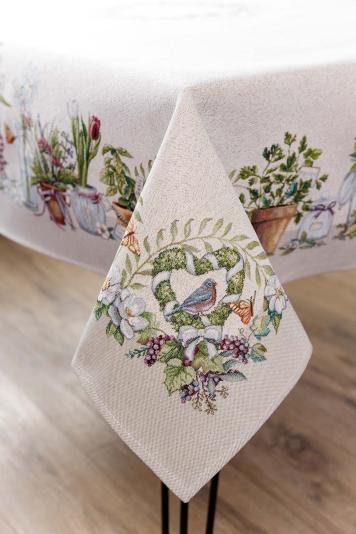 Скатертина гобеленова на стіл GARDEN