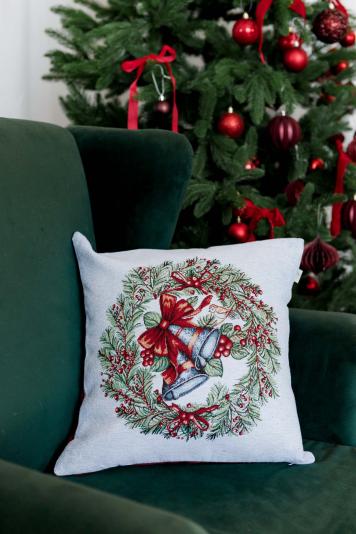 Новорічна декоративна подушка Carousel Дзвіночки