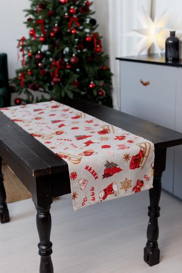 Новорічна доріжка на стіл NOEL Новорічна доріжка на стіл NOEL