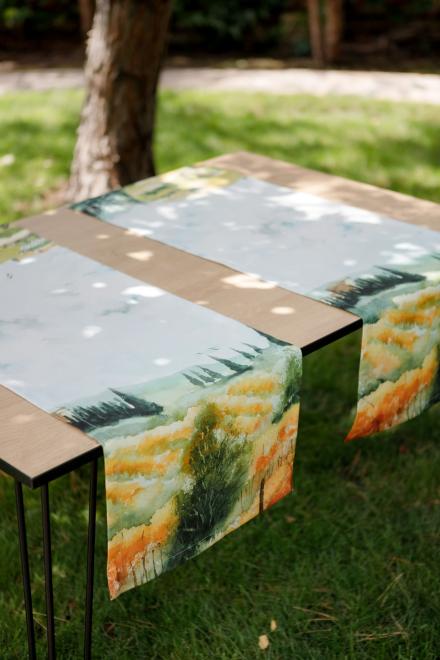 Доріжка на стіл Деревця