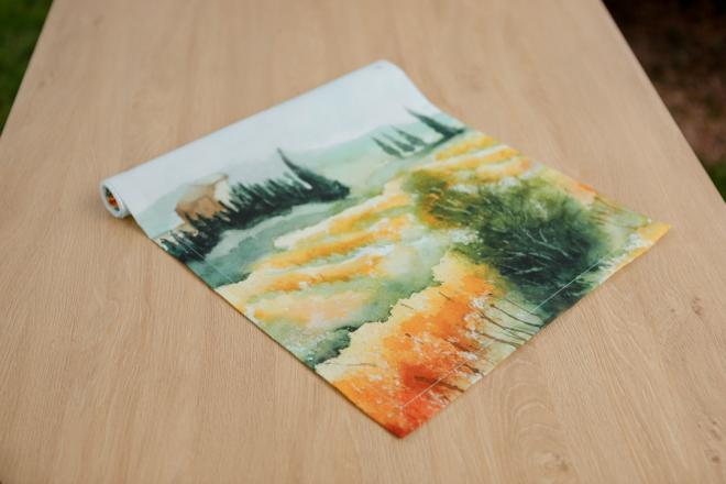 Доріжка на стіл Деревця