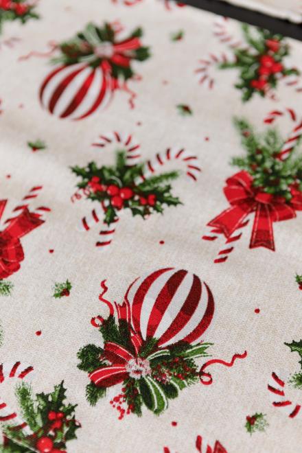 Новорічна серветка на стіл Stripe Balls