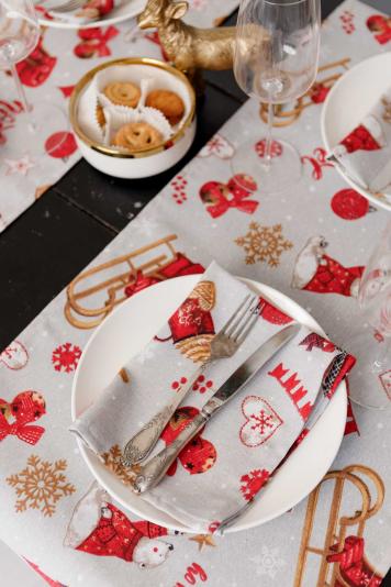 Новорічна серветка на стіл NOEL Новорічна серветка на стіл NOEL