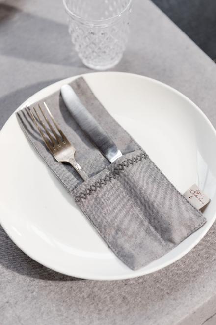 Чохол для столових приборів RINO сірий