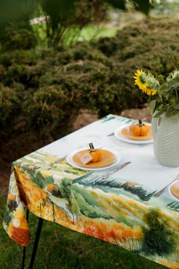 Скатертина на стіл Деревця