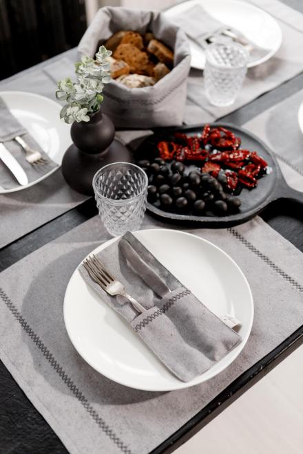 Чохол для столових приборів RINO сірий