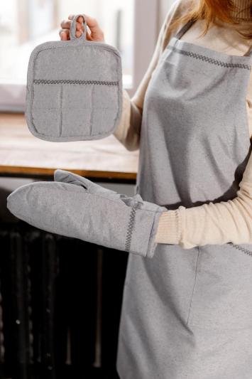 Кухонна прихватка RINO сіра