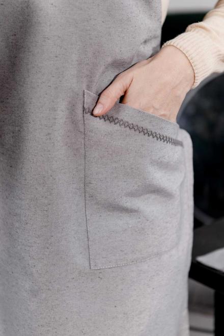 Фартух кухонний RINO сірий