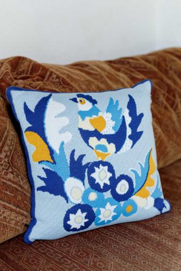 Наволочка в'язана Самчиківські мотиви Наволочка в'язана Самчиківські мотиви