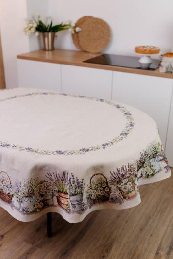 Овальна гобеленова скатертина на стіл Provence Овальна гобеленова скатертина на стіл Provence