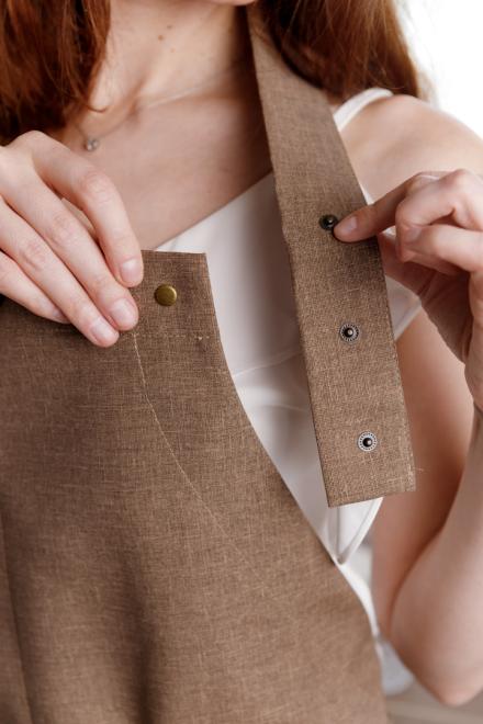 Фартух Кориця коричневий