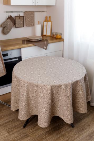 Кругла скатертина Кориця