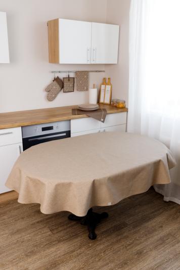 Скатертина овальна Кориця Мокко